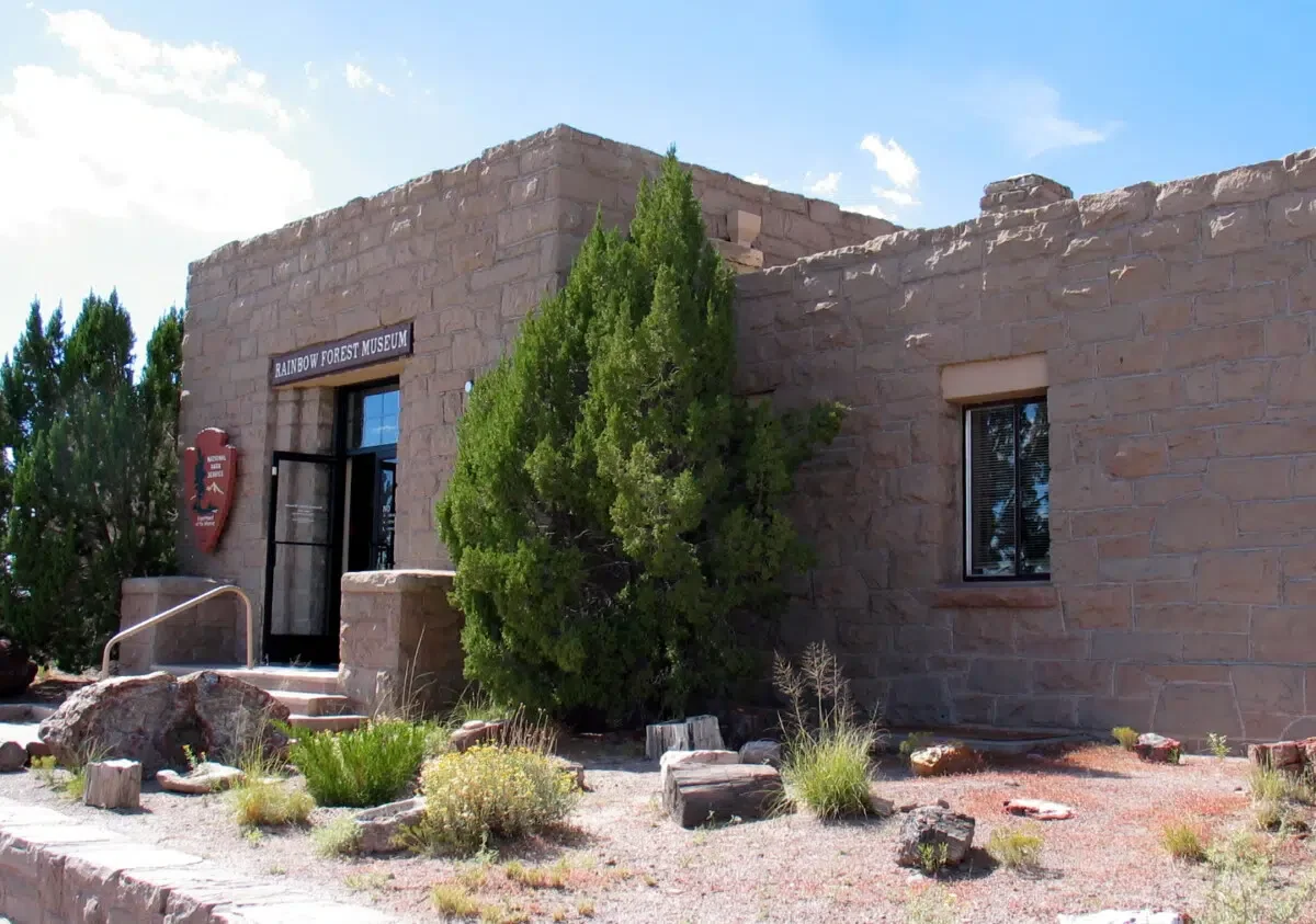 Petrified Forest Visitors Center and Museum Center Arizona Road Trip