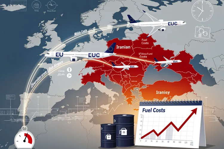 European Carriers Burn Millions in Fuel Costs as Middle East Tensions Force Massive Route Changes