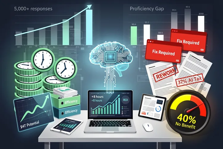 AI’s Productivity Chasm: Execs Claim Days Saved, Workers See ‘Tax’ on Time