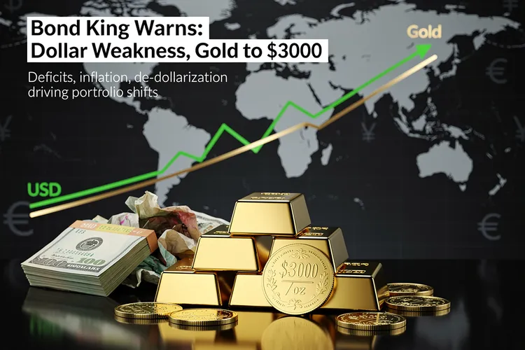 Bond King Jeffrey Gundlach Sees Dollar Decline and Gold Surge as Inflation Pressures Mount