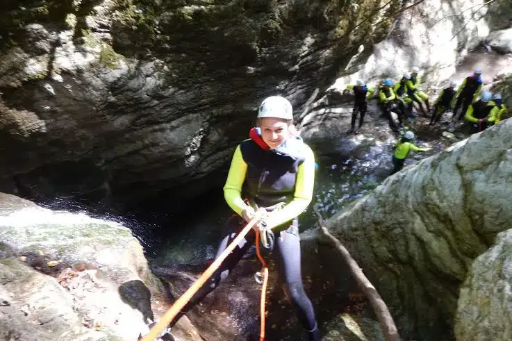 Seriously, Canyoning Near Lucca, Italy