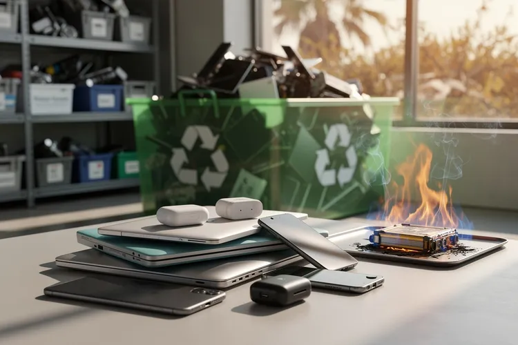 California Introduces 1.5% Fee on Non-Removable Batteries for Safer Recycling