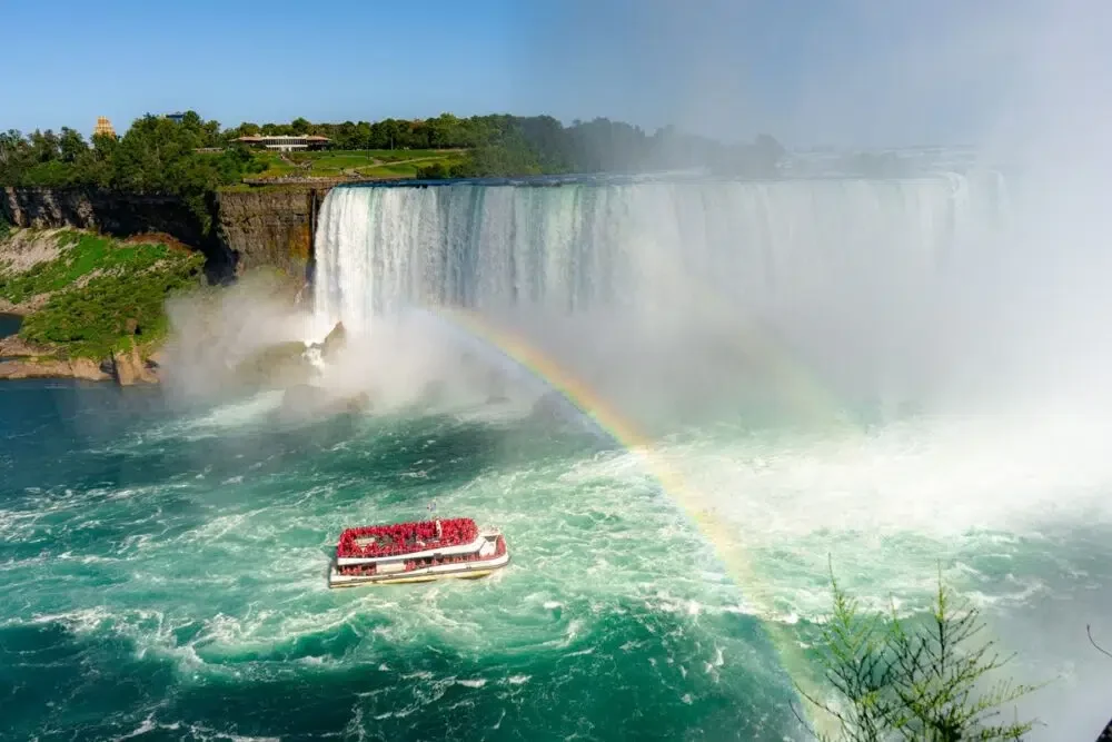 Rainbow over Niagara Falls