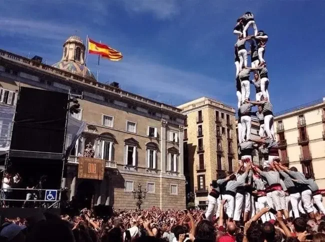 La Mercè Castellers in Barcelona