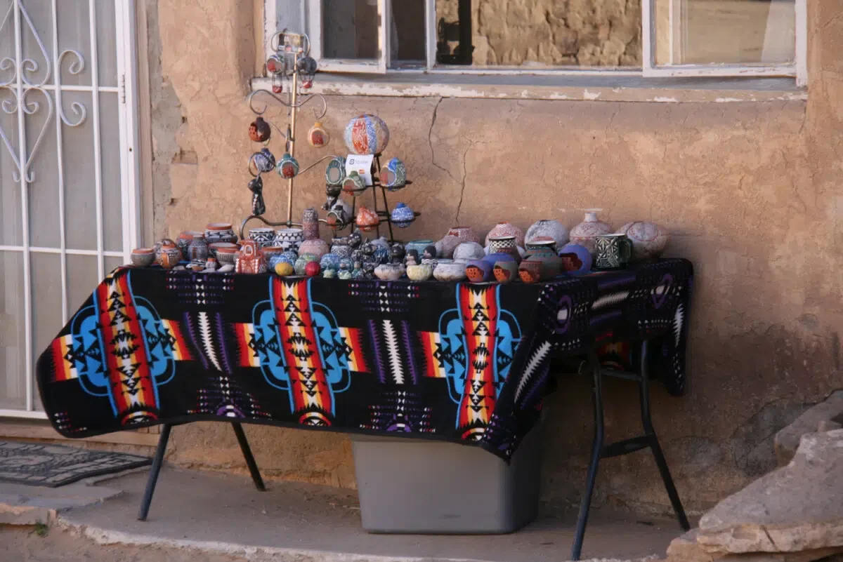 Acoma Pueblo Vendor Table