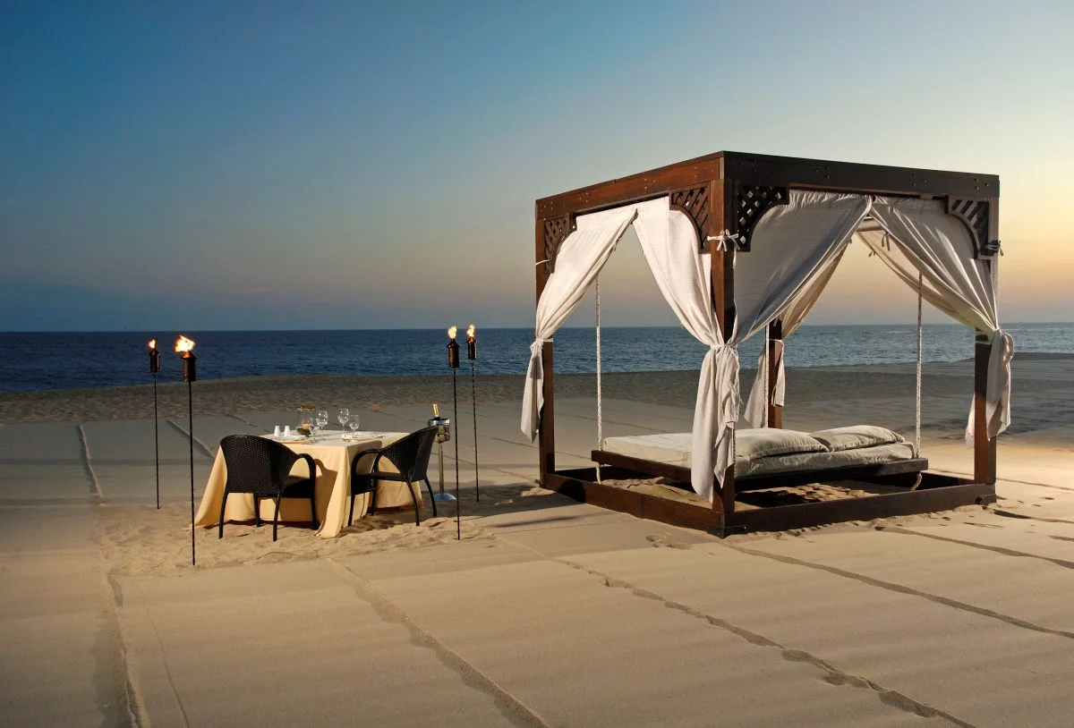 Pueblo Bonito beach dinner.