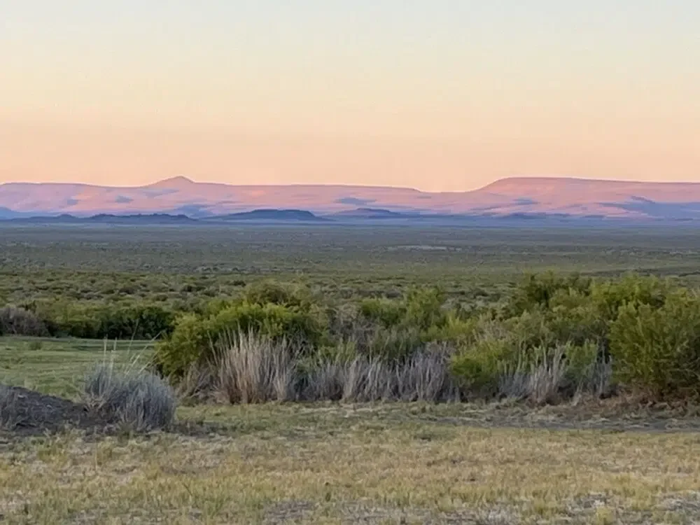Sunset in the Dark Sky Sanctuary, Oregon. Photo by Carl Giavanti