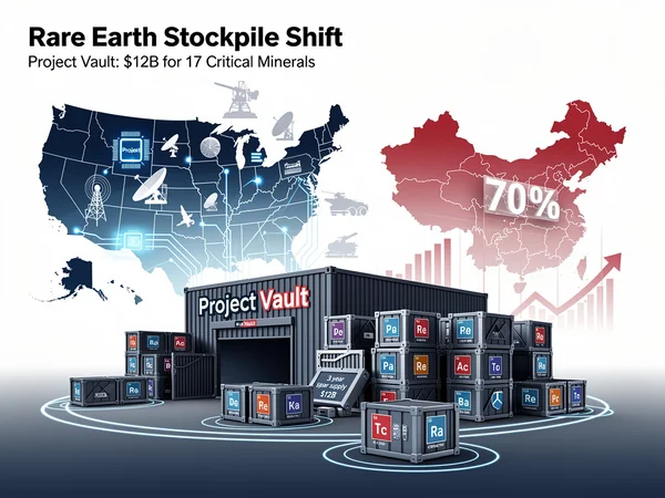 Trump’s $12 Billion ‘Project Vault’ Aims to Shatter China’s Stranglehold on Critical Minerals