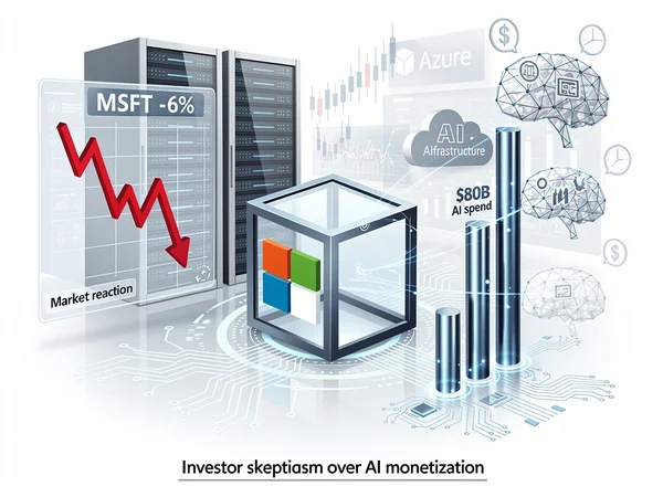Microsoft’s $80 Billion AI Gamble Rattles Wall Street as Cloud Growth Slows